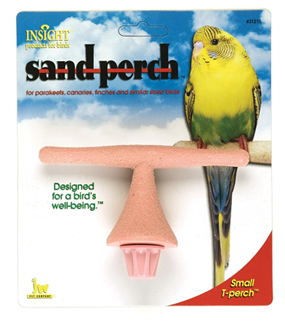 Small Sand T-perch - JW Pets - Canary and Finch Cage Accessories - Bird Cage Supplies