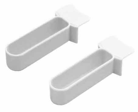 2gr art57 Plastic Finger Trays - slip between cage bars, great for supplements, Cage Accessory, Glamorous Gouldians