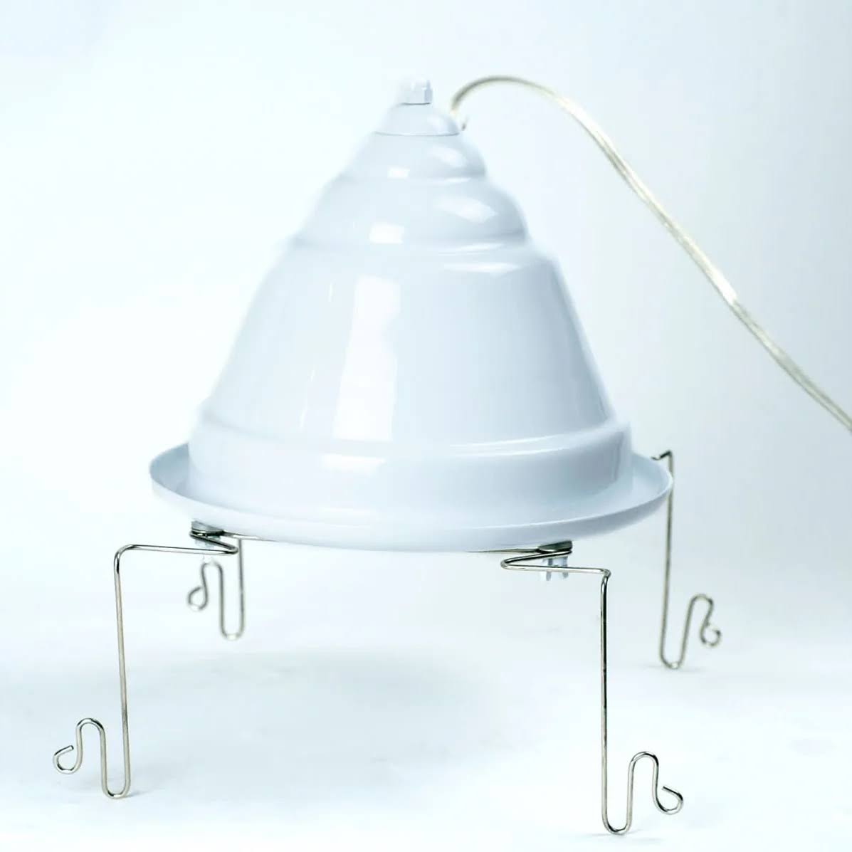 A&E Cage Universal Light Fixture - White - For Full Spectrum Light Bulbs - Bird Cage Lighting