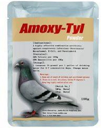 Amoxy-Tyl Generic Powder Antibiotic for giving to bird in drinking water - Avian Medications - Glamorous Gouldians