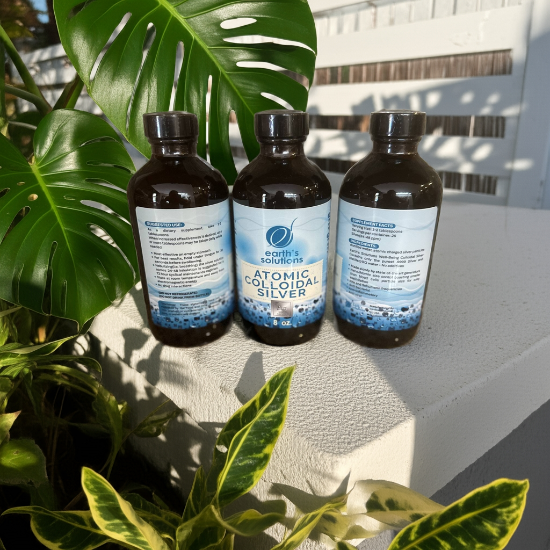 Atomic Colloidal Silver - 3 8oz bottles - Natural Remedy