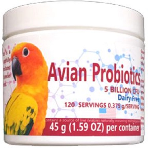 Equa Holistics Avian Probiotics - Natural  Probiotic Supplement for Birds - Natural Remedy - Avian Medication