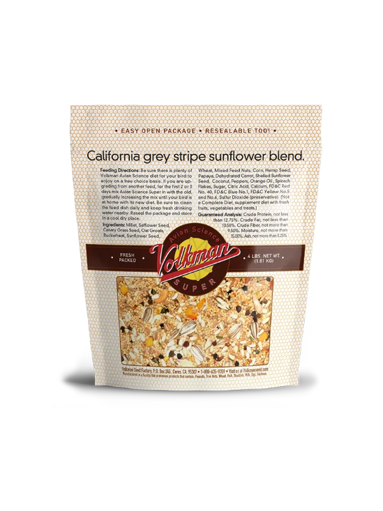 Avian Science Cockatiel with Sunflower is thoughtfully formulated to support the nutritional needs and natural feeding behaviors of cockatiels - 4lb bag
