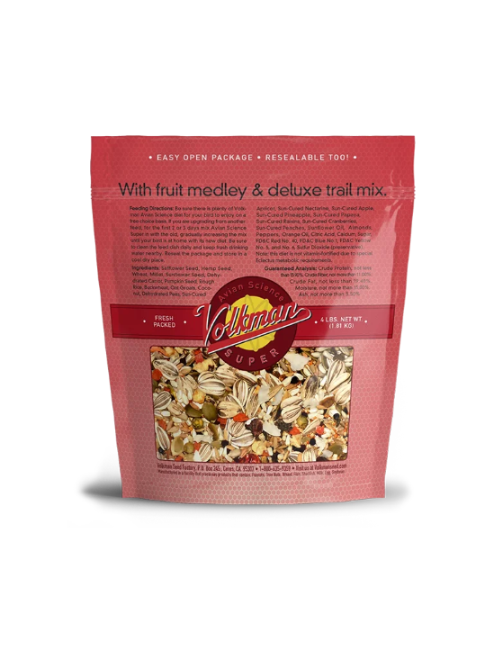 Volkman's Avian Science Electus - 4lb Bag -