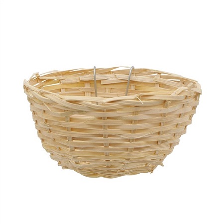 Small Bamboo open Canary Nest - Hagen Living World Products - Canary Breeding Supplies - Glamorous Gouldians