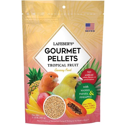 Canary Tropical Fruit Gourmet Pellets - lafeber-canary-tropical-fruit-1.25lb