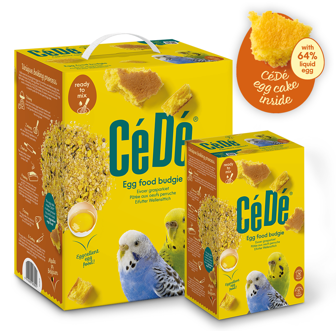 Cede Budgie Premium Eggfood - Great nestling food for breeding Budgies - Parakeet Breeding Supplies