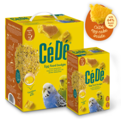 Cede Budgie Premium Eggfood - Great nestling food for breeding Budgies - Parakeet Breeding Supplies