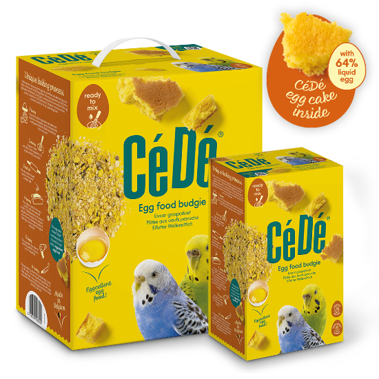 Cede Budgie Premium Eggfood - Great nestling food for breeding Budgies - Parakeet Breeding Supplies