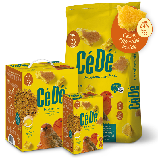 Cede Red Premium Eggfood - Canary Breeding Supplies - Softfood - Lady Gouldian Finch Supplies USA
