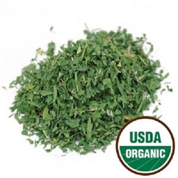 Certified Organic Alfalfa Leaf  Dried Greens for gouldians, organic alfalfa, alfalfa for pet birds, dried greens for birds