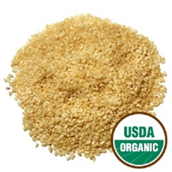 Certified Organic Hulled Sesame-Nutty flavored seed, high in fat and B vitamins making it a great breeding season seed