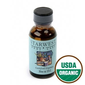 Organic Neem Oil from Starwest Botanical - 1oz bottle - Natural Remedy