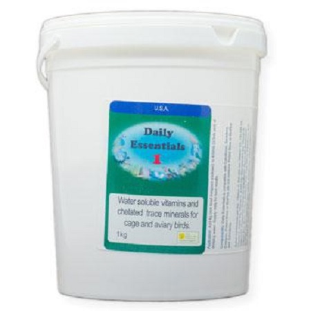 Bird Care Co Daily Essentials 1 - 1kg - Avian Vitamin Powder - Ad to drinking Water - Glamorous Gouldians