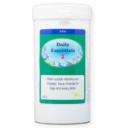 Bird Care Co Daily Essentials 1 - 400g - Avian Vitamin Powder - Ad to drinking Water - Glamorous Gouldians