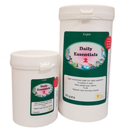 Bird Care Co Daily Essentials 2 - Avian Vitamin Powder - Ad to drinking Water - Glamorous Gouldians