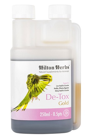 Hilton Herbs De-tox Gold - Herbal Liver Support - Milk Thistle and Dandelion - Natural Remedy - Glamorous Gouldians