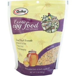 Quiko Exotic Egg Food - Exotic Finch Eggfood for breeding Birds - Finch Breeding Supplies - Glamorous Gouldians