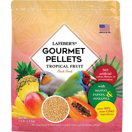 Lafeber Tropical Fruit Finch Pellets-Finch Food-Pellet-3.5lb-Lady Gouldian Finch Supplies USA-Glamorous Gouldians