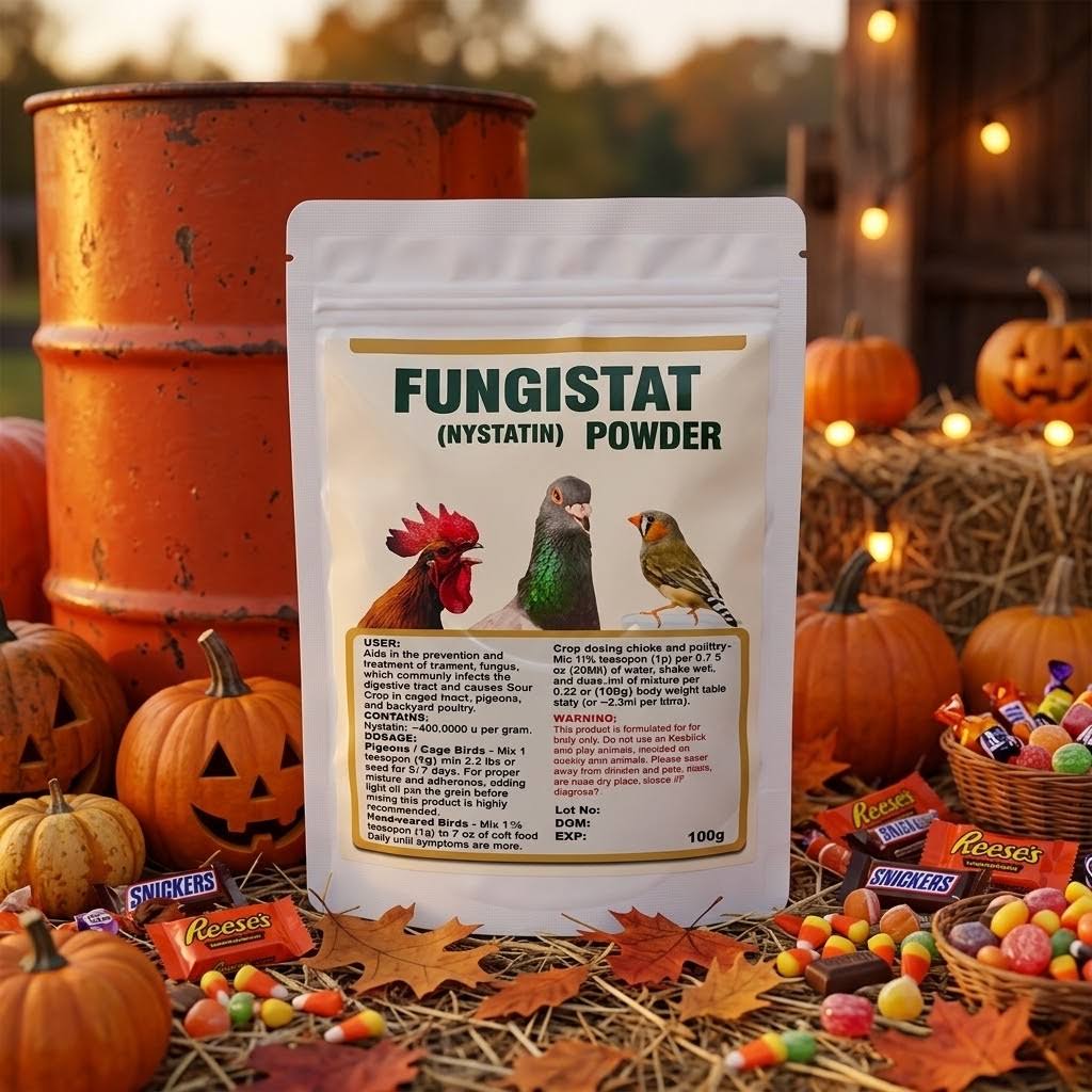 Fungistat Powder - Antifungal for Birds - Avian Medication - Lady Gouldian Finch Supplies USA
