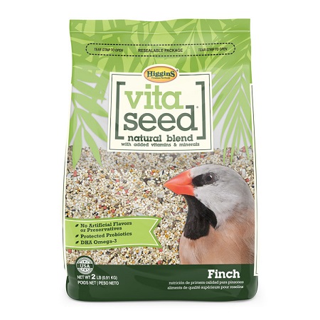 Higgins Vita Finch-Fortified Seed Mix For Finches-Finch Food-Lady Gouldian Finch Supplies-Glamorous Gouldians