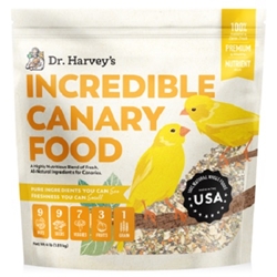Incredible Canary Dr. Harveys, Incredible Canary, Canary Food, Canary Seed mix, Fortified Canary Seed Mix, All Natural Canary Food, Food Grade Ingredients,
