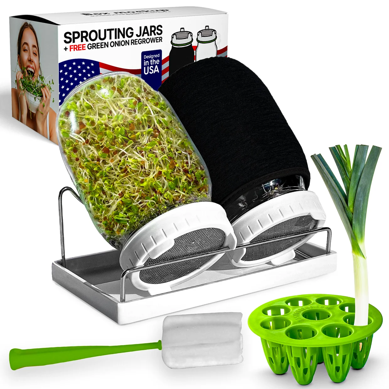 Jar Sprouts Growing Kit - zestigreens-jar-sprouts-growing-kit