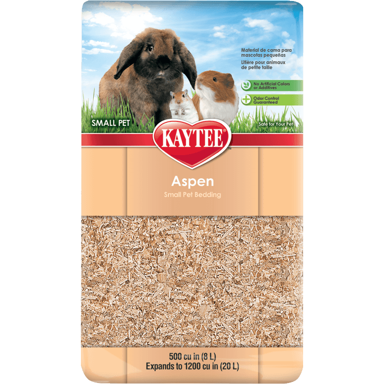 Kaytee Aspen Bedding - 20liters - Biodegradable - No additives