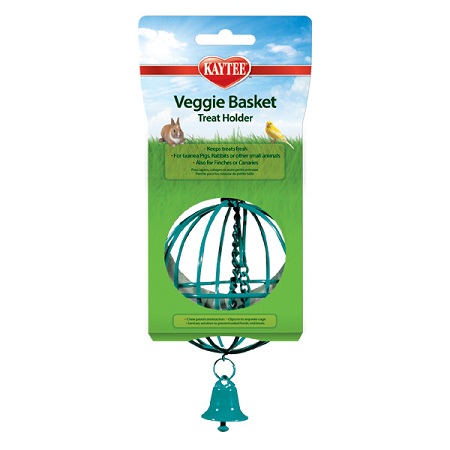 Kaytee Hanging Veggie Basket-Hanging treat holder for veggies/nesting materials-Cage Accessory-Glamorous Gouldians