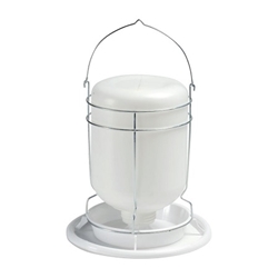 STA Soluzioni M043 - 2.5 Liter Plastic Aviary Feeder/Waterer - Cage Accessory - Lady Gouldian Finch Supplies USA