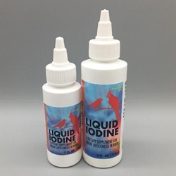 Liquid Iodine  Liquid Iodine, liguid iodine, iodine for birds, liquid iodine supplement, balding bird, extra iodine