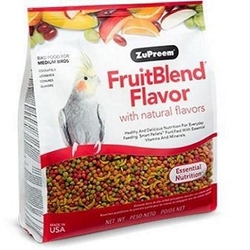 Zupreem Medium FruitBlend Pellets with natural flavors - Bird Food - Lady Gouldian Finch Supplies USA