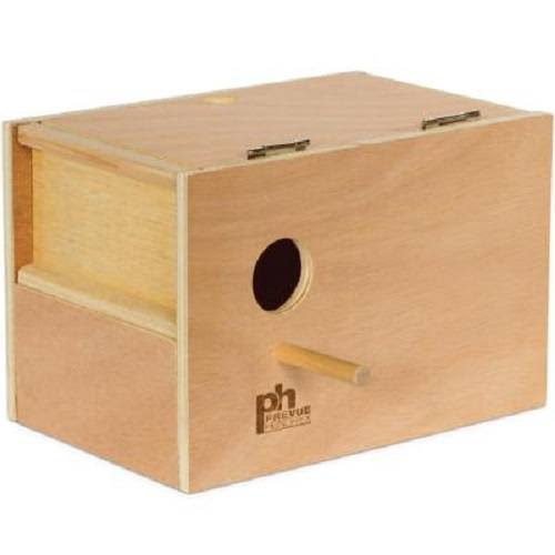 Prevue Pet 1105 Wooden Parakeet Nestbox -  Nests - Bird Breeding Supplies - Lady Gouldian Finch Supplies USA