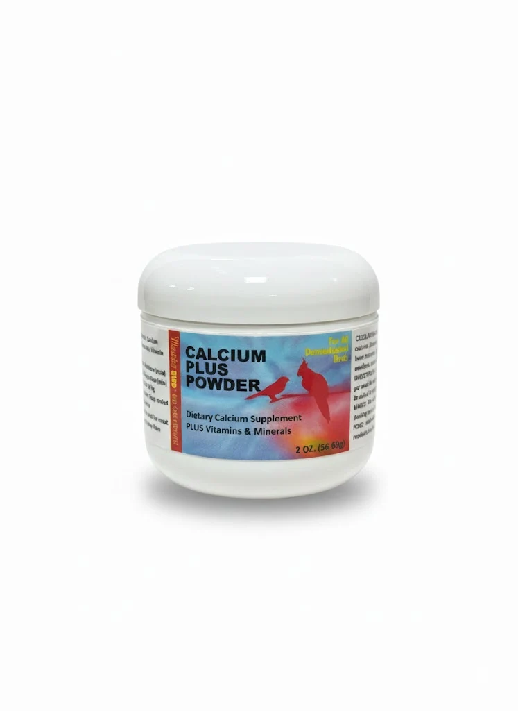 Morning Bird Calcium Plus Powder-2oz-Calcium Supplement-Lady Gouldian Finch Supplies USA-Glamorous Gouldians