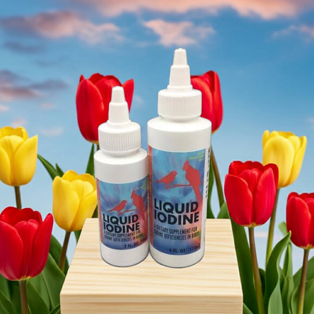 Morning Bird Liquid Iodine Supplement - 2 or 4 oz bottles - Vitamins and Mineral Supplements