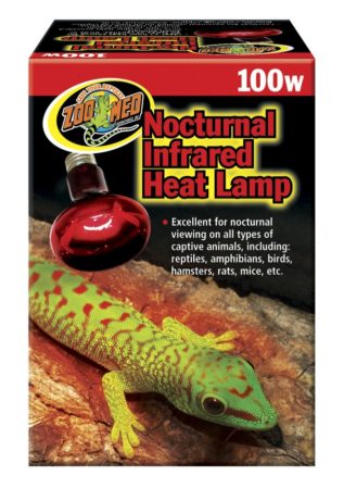Zoo Med Nocturnal Infrared Heat Lamps - 100 watt - Additional Heat for sick birds - Avian Lighting - Glamorous Gouldians