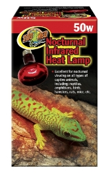 Zoo Med Nocturnal Infrared Heat Lamps - 50 watt - Additional Heat for sick birds - Avian Lighting - Glamorous Gouldians