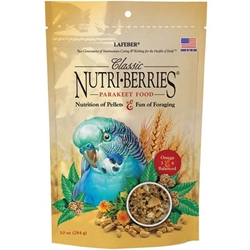 Lafeber Parakeet Classic Nutriberries-Non GMO Bird food for Parrots-Lady Gouldian Finch Supplies-Glamourous Gouldians