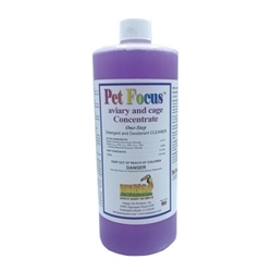 Mango Pet Focus Concentrate 32oz - Disinfectant and Cage Cleaner - Glamorous Gouldians