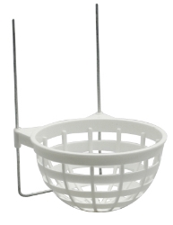 2gr Plastic nest art39 with wire bendable hooks - Canary Open Nest - Canary Breeding Supplies - Nest - CASE