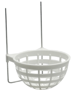 2gr Plastic nest art39 with wire bendable hooks - Canary Open Nest - Canary Breeding Supplies - Nest - CASE