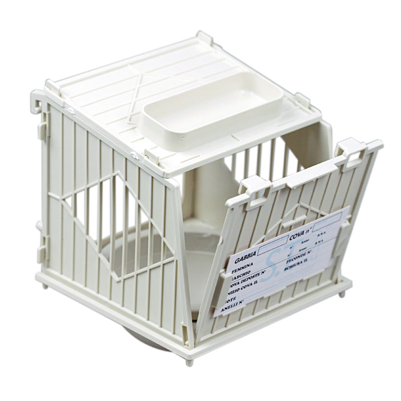 STA Soluzioni N003 Outside Canary Nest with plastic surround and a place on top to hold eggs - Canary Nest