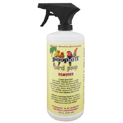 Poop Off Spray 32oz Poop Off, bird poop cleaner, non toxic cage cleaner, biodegradable bird poop spray, enzymatic cleaner