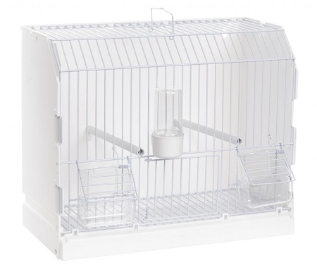 2gr Show Cage Art 315fb3 - White front, white plastic sides -  Bird Cage - Glamorous Gouldians
