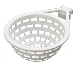 2gr art8 - CASE - Small White Plastic Canary Nest - Canary Breeding Supplies - Bulk Canary NESTS