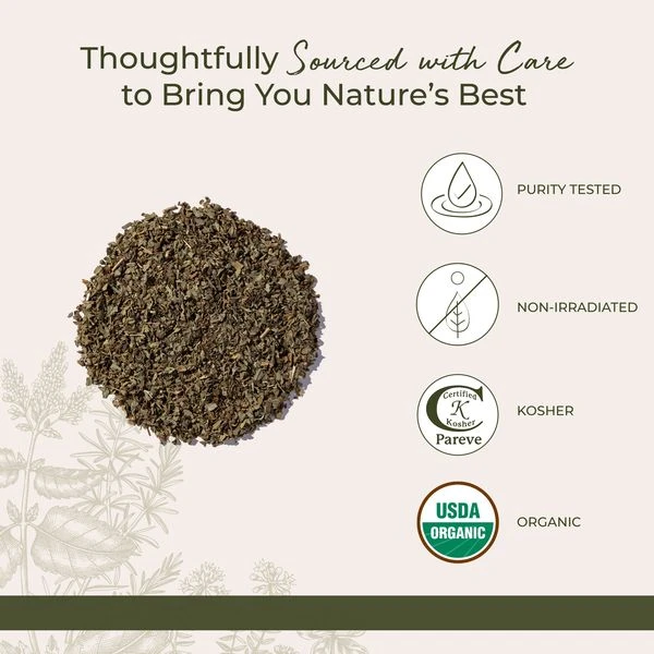 Certified Organic Basil Leaf - Organic Herbs for Birds - Lady Gouldian Finch Supplies USA - Glamorous Gouldians - benefits