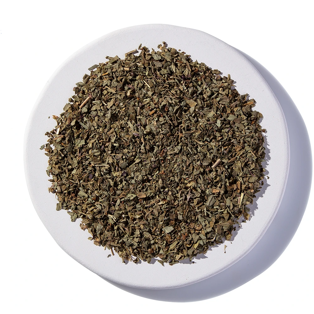 Certified Organic Basil Leaf - Organic Herbs for Birds - Lady Gouldian Finch Supplies USA - Glamorous Gouldians - upclose