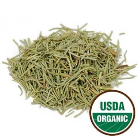 Certified Organic Rosemary Leaf Cut and Sifted - Organic Herbs for Birds - Lady Gouldian Finch Supplies USA - Glamorous Gouldians