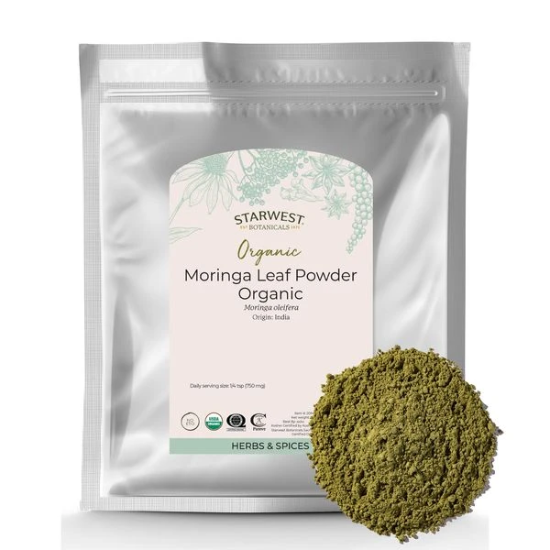 Organic Moringa Powder-Organic herbs for Birds - Lady Gouldian Finch Supplies USA - Glamorous Gouldians