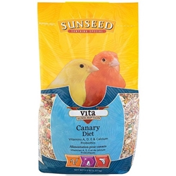 Sunseed Vita Canary Sunseed Vita Canary, Canary Food, Canary fortified Diet, Canary Seed Mix, Canary Supplies